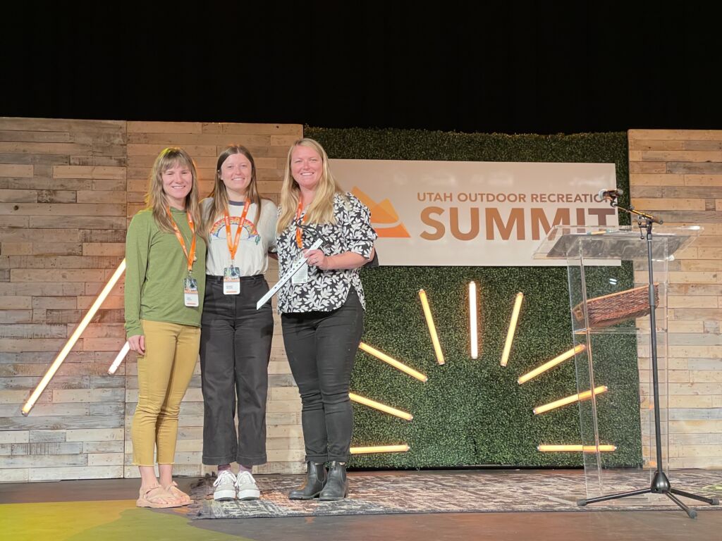 SOS Wins 2022 Utah Outdoor Summit Every Kid Outdoors Award